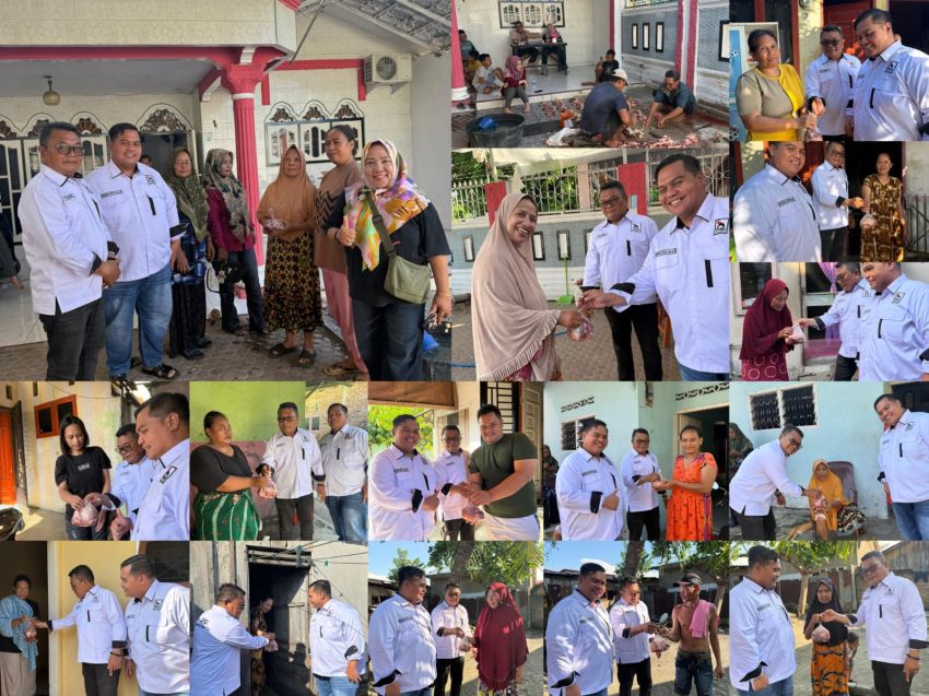 Semarak Idul Adha 1447 H : PSI Asahan Tebar Kebaikan, Bagikan 37 Paket Daging Kurban ke Warga Sendang Sari