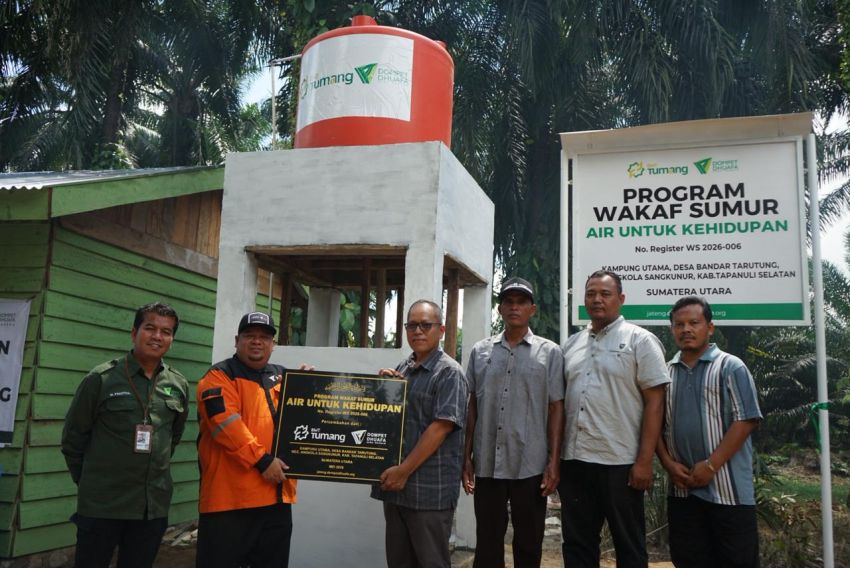 Dompet Dhuafa Waspada Resmikan Dua Wakaf Sumur di Tapanuli Selatan