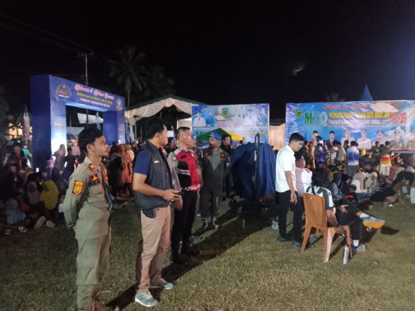 Sat Reskrim Polres Padang Lawas Sukses Amankan Penutupan MTQ ke-16 di Barumun Baru