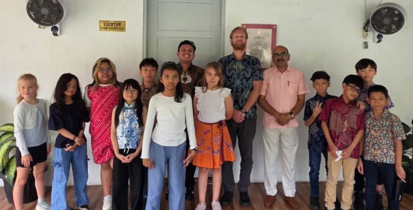 Siswa Medan Independent School Belajar Budaya India di KJRI Medan