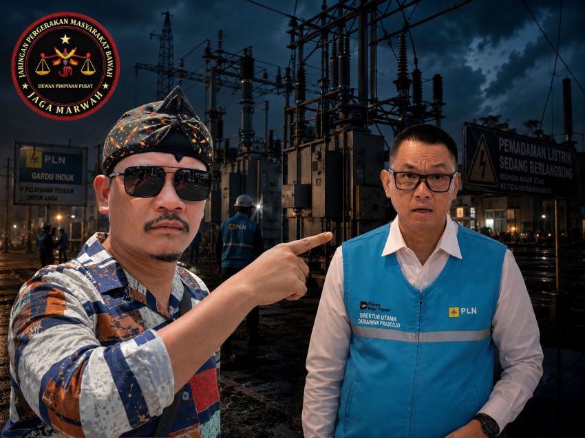 Blackout, Rakyat Rugi Miliaran, Jaga Marwah: Dirut PLN Darmawan Prasodjo Diminta Mundur Bukan Minta Maaf