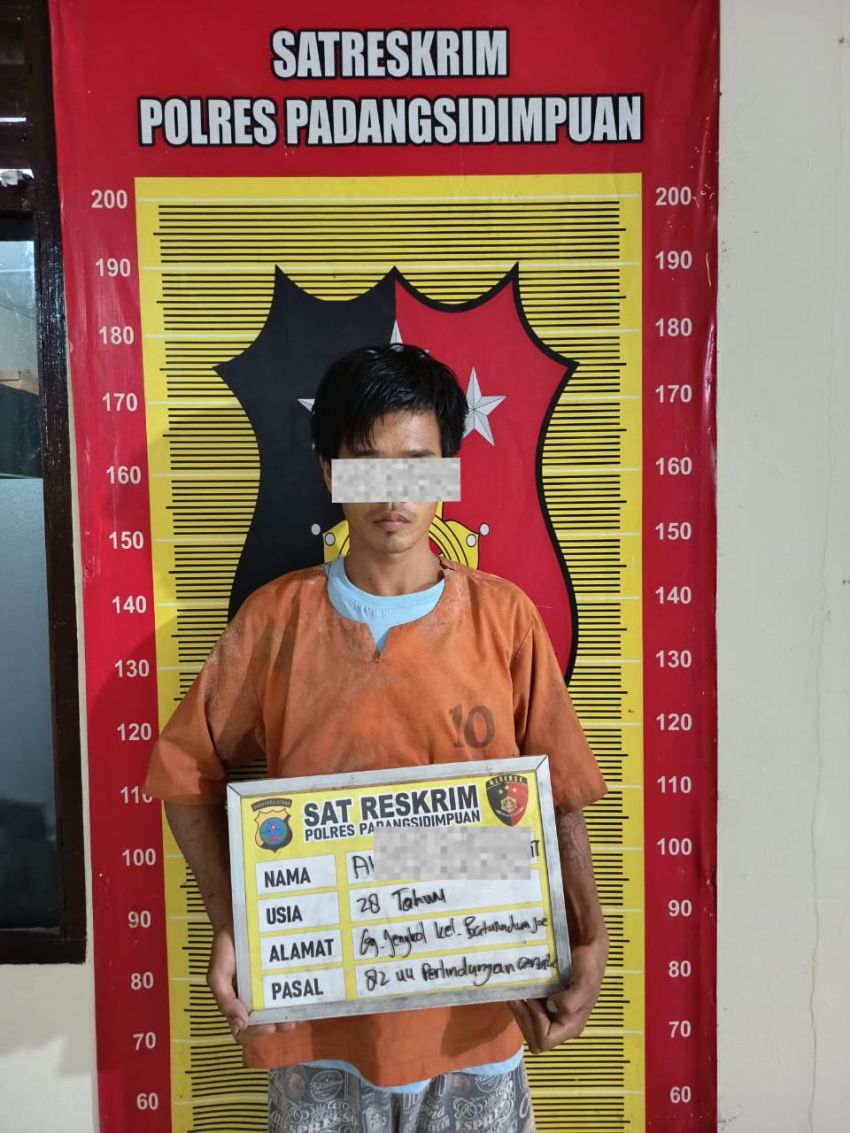 Pelaku Cabul Terhadap Anak Dibekuk Tim Resmob Polres Padangsidimpuan, Ternyata Residivis