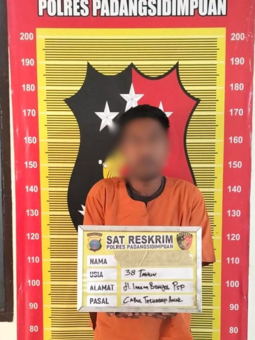 Satreskrim Polres Padangsidimpuan Ungkap Kasus Cabul Anak dan Pencurian, Pelaku Ditangkap Saat Bersembunyi