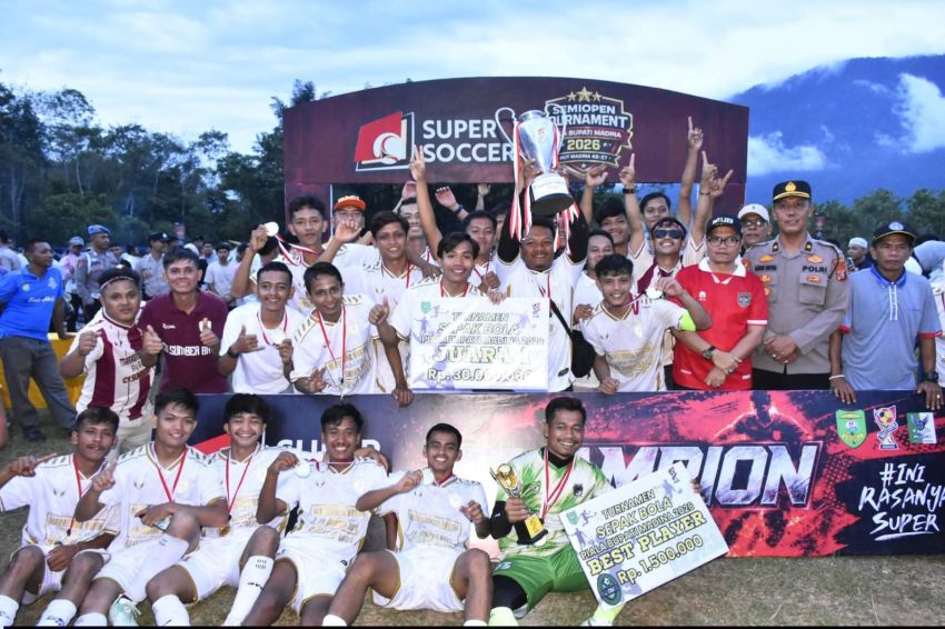 GMPM Juara Bupati Cup Madina 2026, Tundukkan Rambin FC Lewat Gol Tunggal Maruli Tumanggor