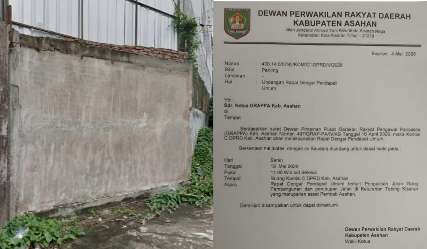 Ditembok Paksa Tanpa Izin! Aset Daerah Hilang Dikuasai Pengusaha, DPRD Asahan Turun Tangan