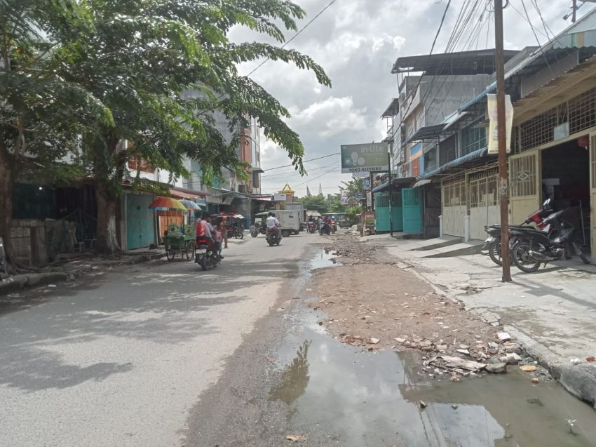 Anggaran Rp1,5 Miliar Digelontorkan, Perbaikan Jalan di Tanjungbalai Baru Terealisasi Rp800 Juta