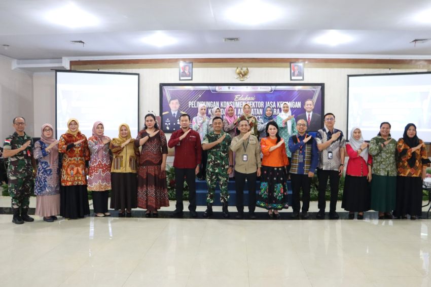 OJK Sumatera Utara dan TNI AU di Komando Sektor I Perkuat Literasi Keuangan Prajurit