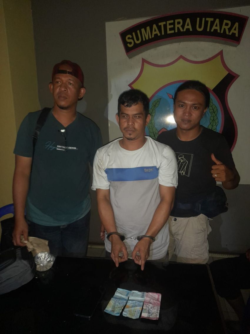 Transaksi Sabu di Kebun Sawit Terbongkar, Polsek Sosa Ringkus Warga Sosa Padang Lawas