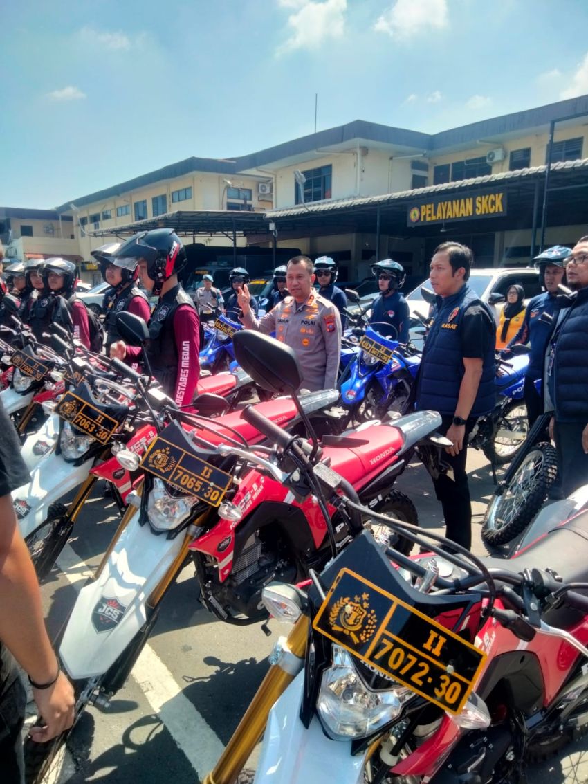 Dalam 36 Hari, Polrestabes Medan Ungkap 123 Kasus Kejahatan Jalanan dan Bongkar 8 Gudang Motor Curian