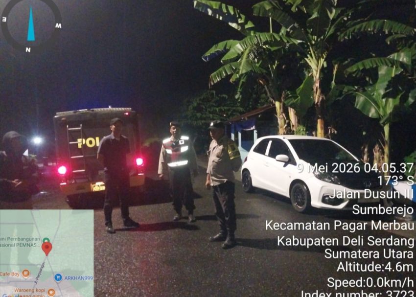 Cegah Kriminalitas Dimalam Hari, Polresta Deli Serdang Gencarkan Patroli Hingga Pagi Hari
