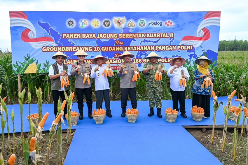 Wagub Surya Hadiri Panen Raya Jagung Serentak, Presiden Tekankan Pentingnya Swasembada Pangan