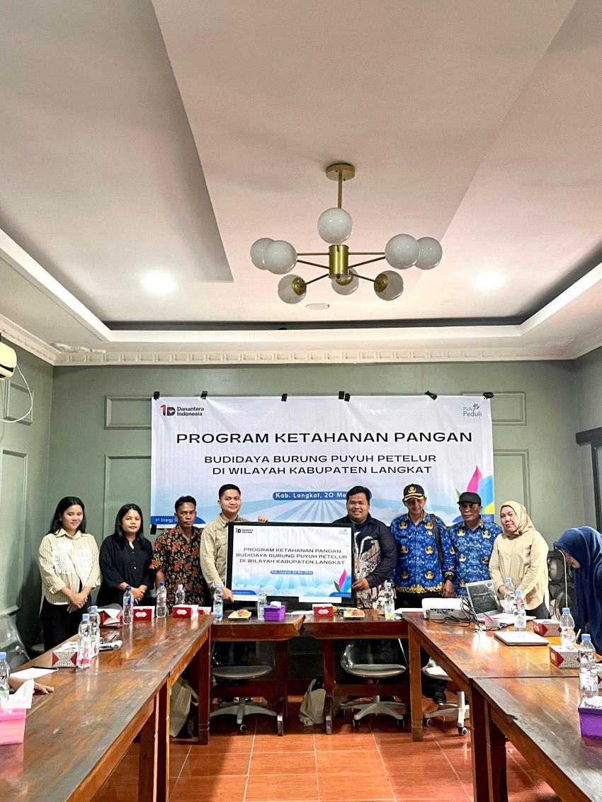 PLN UIP SBU Dorong Ketahanan Pangan Melalui Program Budidaya Burung Puyuh Petelur di Kabupaten Langkat