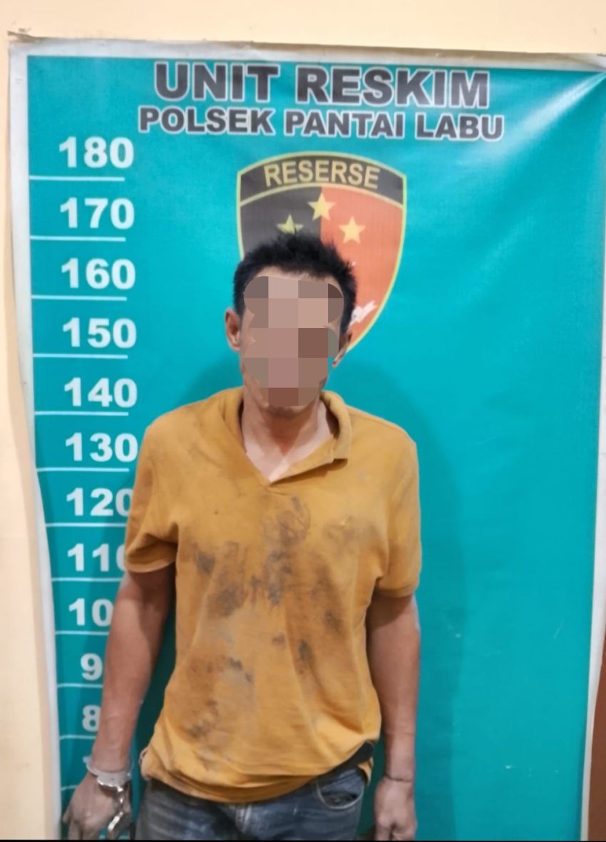 *Menyimpan Sabu, Seorang Pria Diamankan Polsek Pantai Labu*