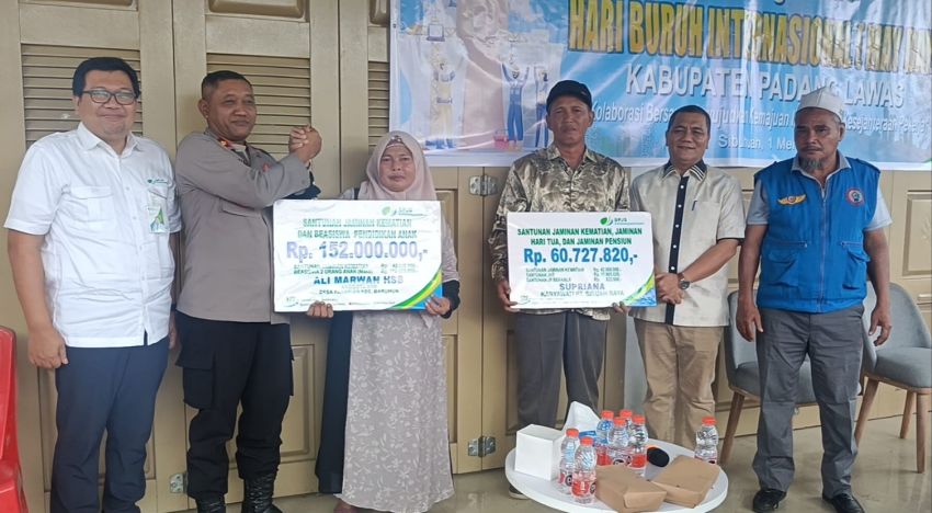 Silaturahmi Pekerja dengan BPJS Ketenagakerjaan di Peringatan Hari Buruh,  Pj Sekda Tekankan Kolaborasi Untuk Kesejahteraan Pekerja