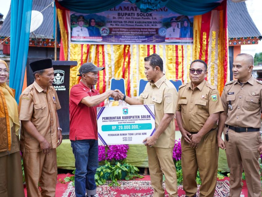 Pemkab Solok Siapkan Bantuan Bedah Rumah bagi Penderita TBC Desil 1&ndash;4