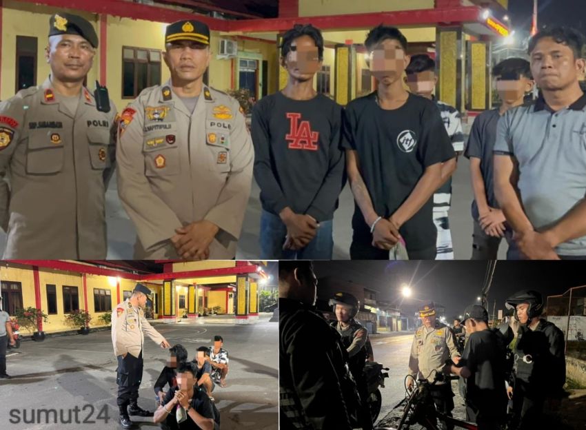 Patroli KRYD Belawan Sikat Premanisme hingga Tawuran, 4 Pelaku Pungli Viral Sicanang Ditangkap