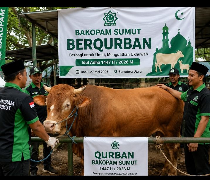 BAKOPAM Sumut Siap Gelar Penyembelihan Hewan Qurban 1447 H, Ajak Masyarakat Tebar Kepedulian