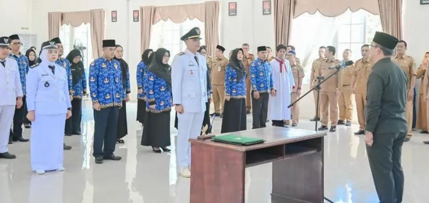 59 Pejabat Dilantik, Sekda Padangsidimpuan Tegas: Jangan Lamban Layani Masyarakat