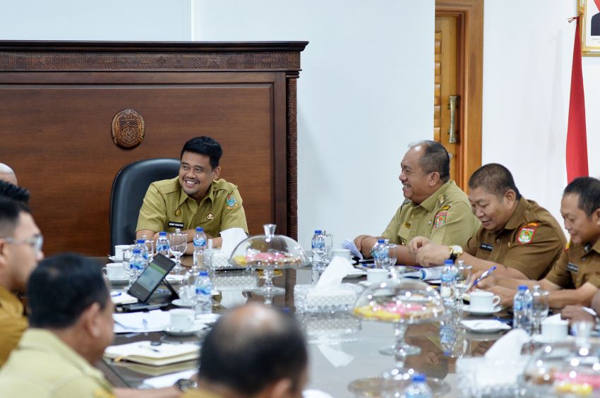 Terima Kunjungan Bupati Asahan, Bobby Nasution Pastikan Percepatan Pembangunan Infrastruktur