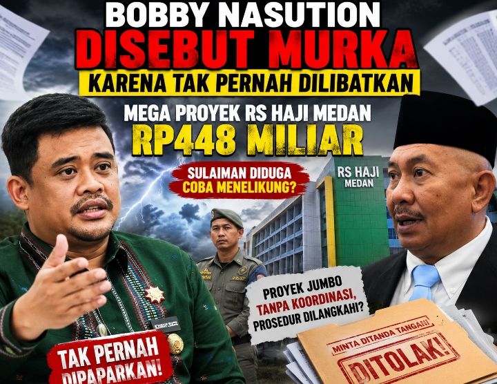 Sulaiman di Ujung Tanduk, Diduga Coba &ldquo;Menelikung&rdquo; Bobby Nasution Soal Mega Proyek RS Haji Medan Rp448 Miliar