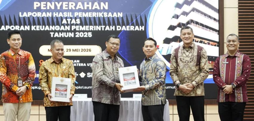 Bupati Putra Mahkota Alam Antar Padang Lawas Kembali Raih Opini WTP