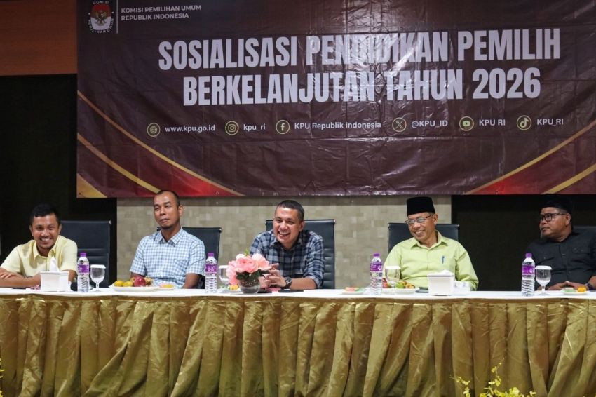 Andar Amin Harahap dan KPU RI Perkuat Demokrasi di Paluta Lewat Pendidikan Pemilih, Generasi Muda Diajak Lawan Politik Uang