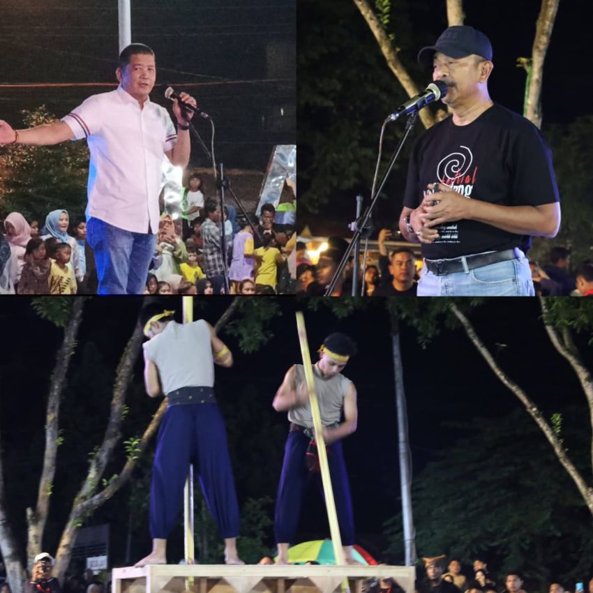 Festival Rondang Bulan Pecah! Bupati Madina Saipullah Nasution dan Ketua DPRD Erwin Efendi Lubis Kompak Dorong Anak Muda Lestarikan Budaya
