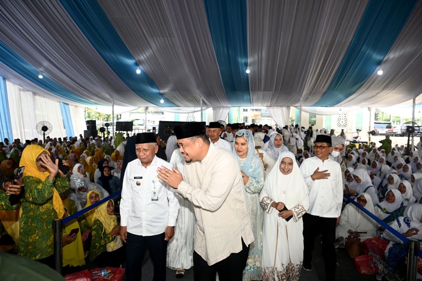 Pengajian Akbar Pemprov, Bobby Nasution Doakan Sumut Bebas Bencana dan Narkoba