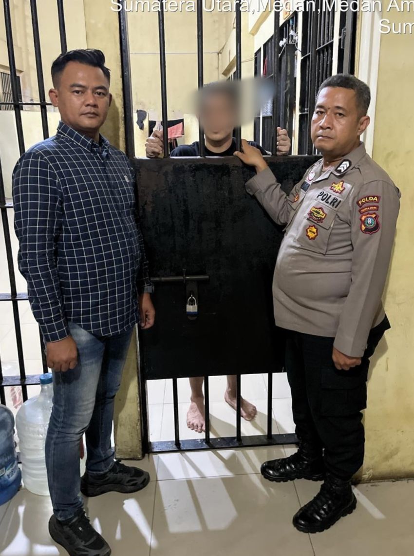 Kondisi Sehat Keponakan Walikota Tebing Tinggi Masih Ditahan di Mapolda Sumut
