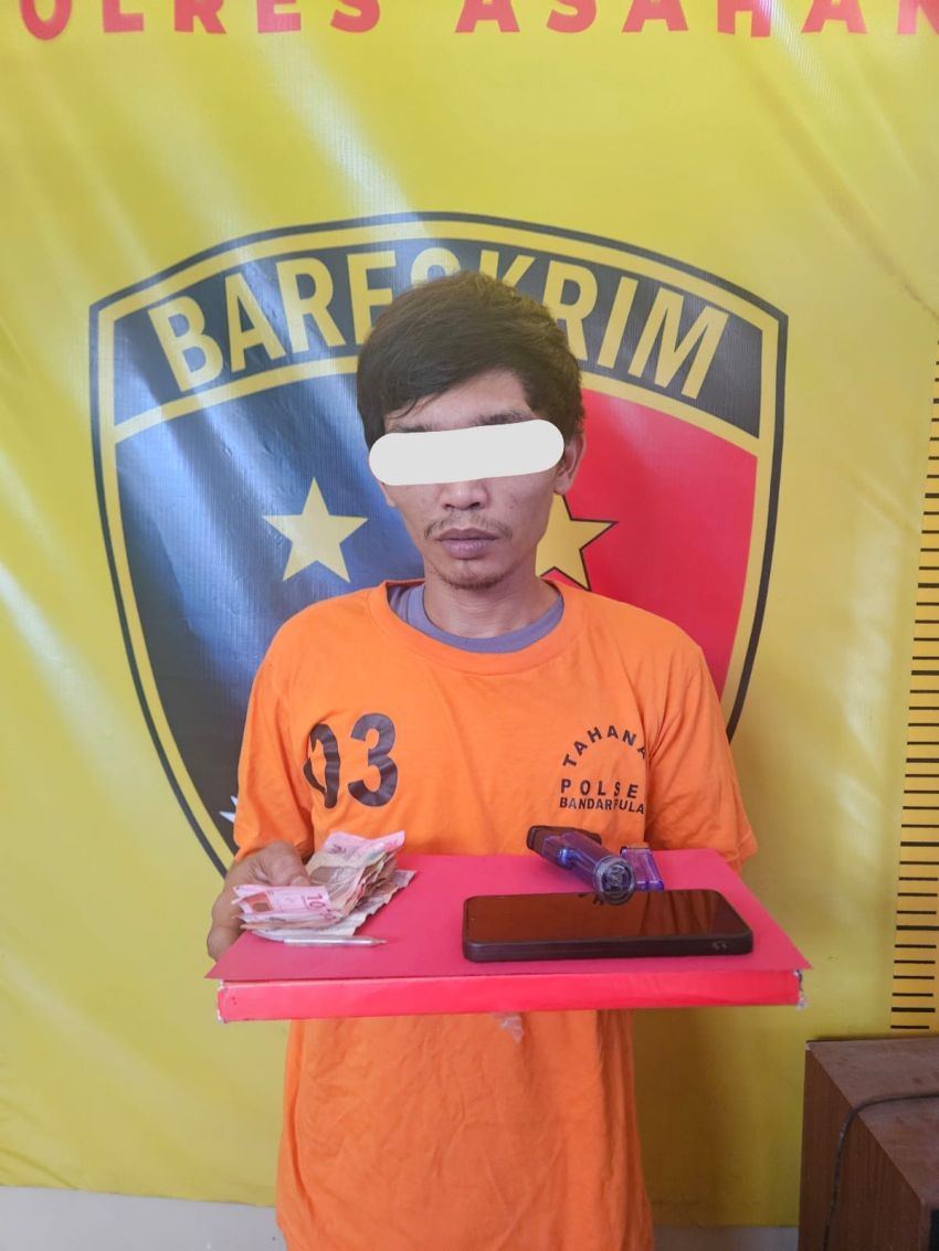 Saat Menunggu Rekan Antar Sabu, Pria di Asahan Berhasil Diringkus Polisi