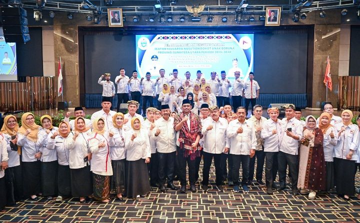 Pelantikan IKANAS Sumut, Bobby Nasution Tekankan Tiga Kunci Organisasi Maju