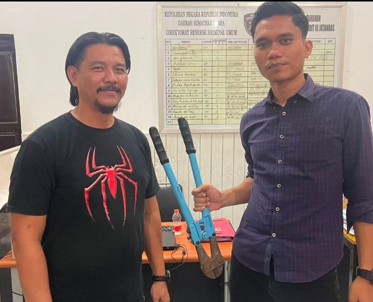 Sindikat Curanmor Ditangkap URC MIT Jatanras Polda Sumut Gunakan Gunting Pemotong Gembok Tabrak Mobil Polisi dan Portal