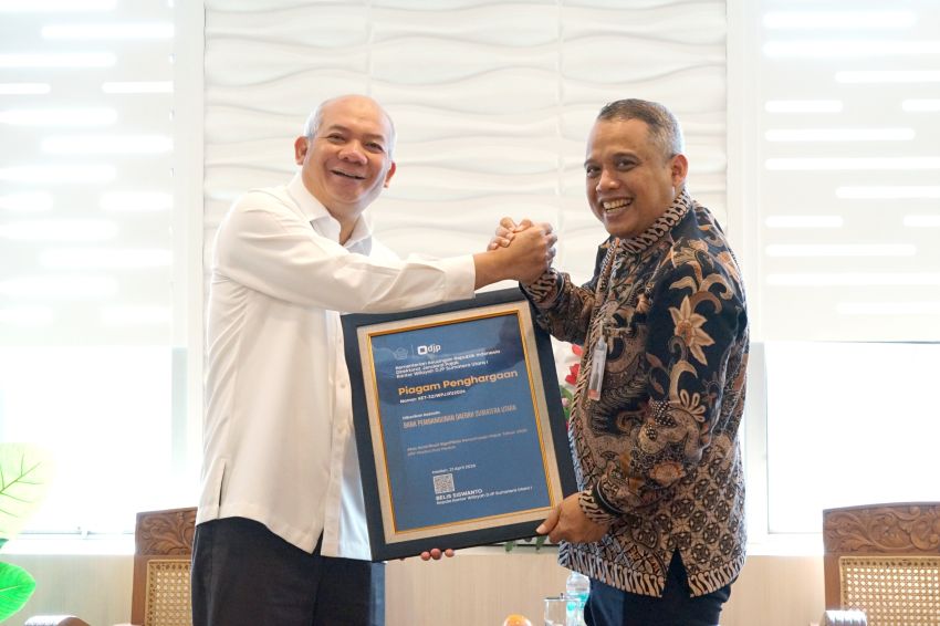 Bank Sumut Raih Taxpayer Award dari DJP, Tegaskan Komitmen Perkuat Layanan Pajak Digital bagi Masyarakat