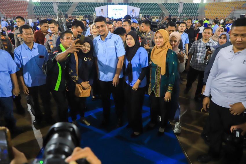 Walikota menghadiri peringatan Hari Buruh Internasional (May Day) 2026
