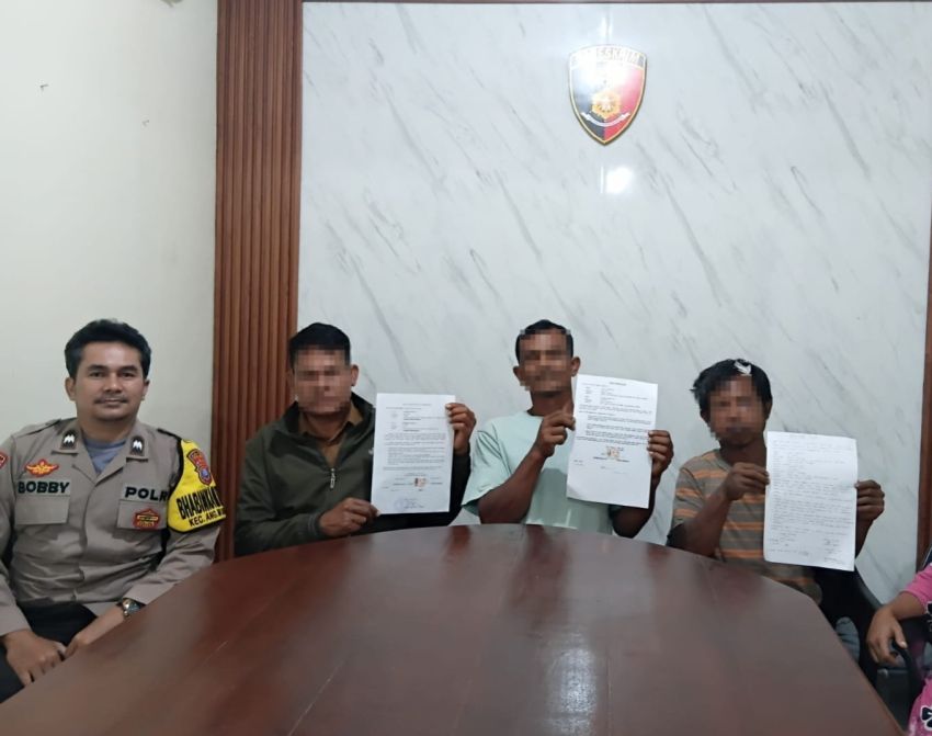 Nyaris Ricuh di Pinggir Sawah, Dugaan Curanmor di Tapsel Diselesaikan Polsek Batang Angkola Secara Damai