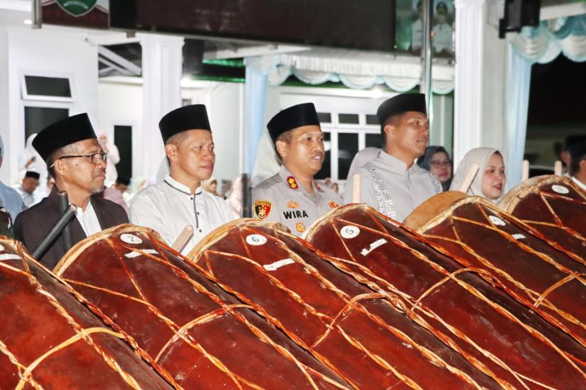 Di Bawah Pengawasan Kapolres Padangsidimpuan AKBP Dr. Wira Prayatna, Malam Takbiran Idul Adha 1447 H Berjalan Lancar