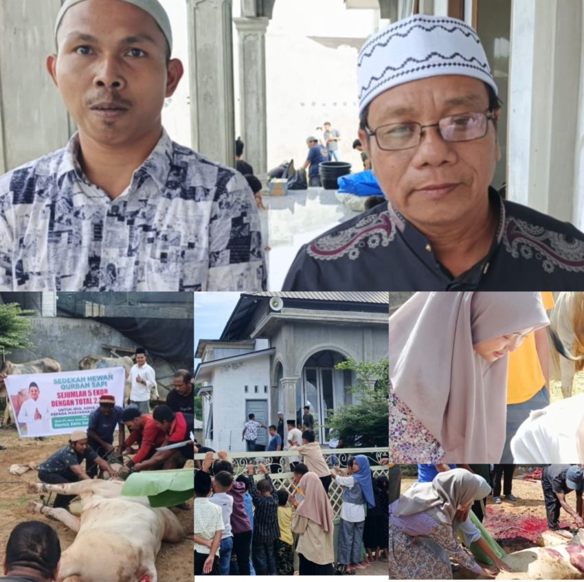 Heboh Kebersamaan Idul Adha 2026 di Kasmia! 6 Sapi Kurban Disembelih, Anak-Anak Dapat Bakso Gratis