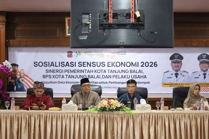 Pemko Tanjungbalai Gandeng BPS dan Pelaku Usaha Sukseskan Sensus Ekonomi 2026