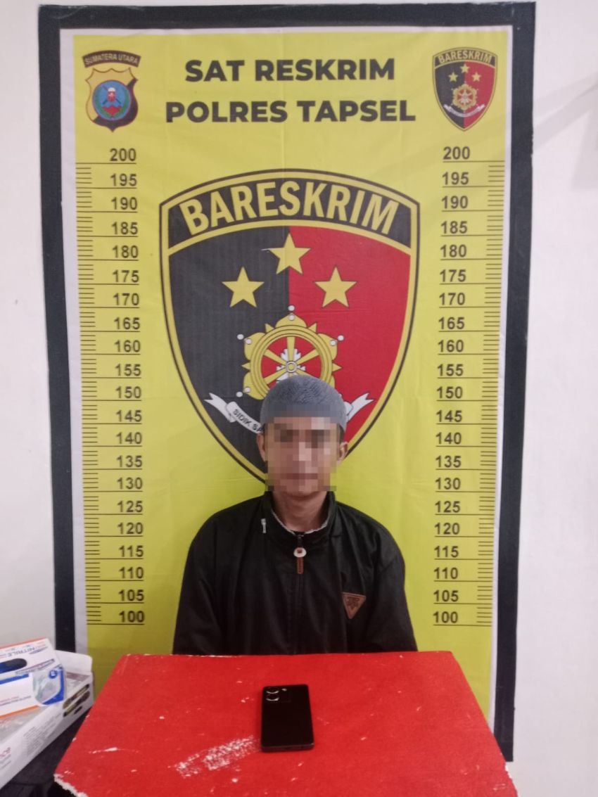 Polres Tapsel Ringkus Terduga Pelaku Curas di Batang Angkola, Korban Diancam di Rumah