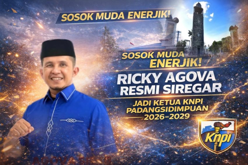 Sosok Muda Enerjik! Ricky Agova Resmi Jadi Ketua KNPI Padangsidimpuan 2026-2029