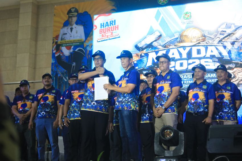 Peringatan May Day 2026 di Medan Penuh Sukacita dan Kebersamaan, Rico Waas: Buruh adalah Denyut Nadi Ekonomi dan Pembangunan