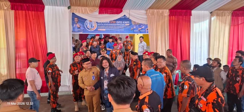 Kompak di Musda VIII KNPI, Wali Kota Padangsidimpuan Letnan Dalimunthe dan Ketua JMSI Tabagsel Siap Kawal Kemajuan Pemuda
