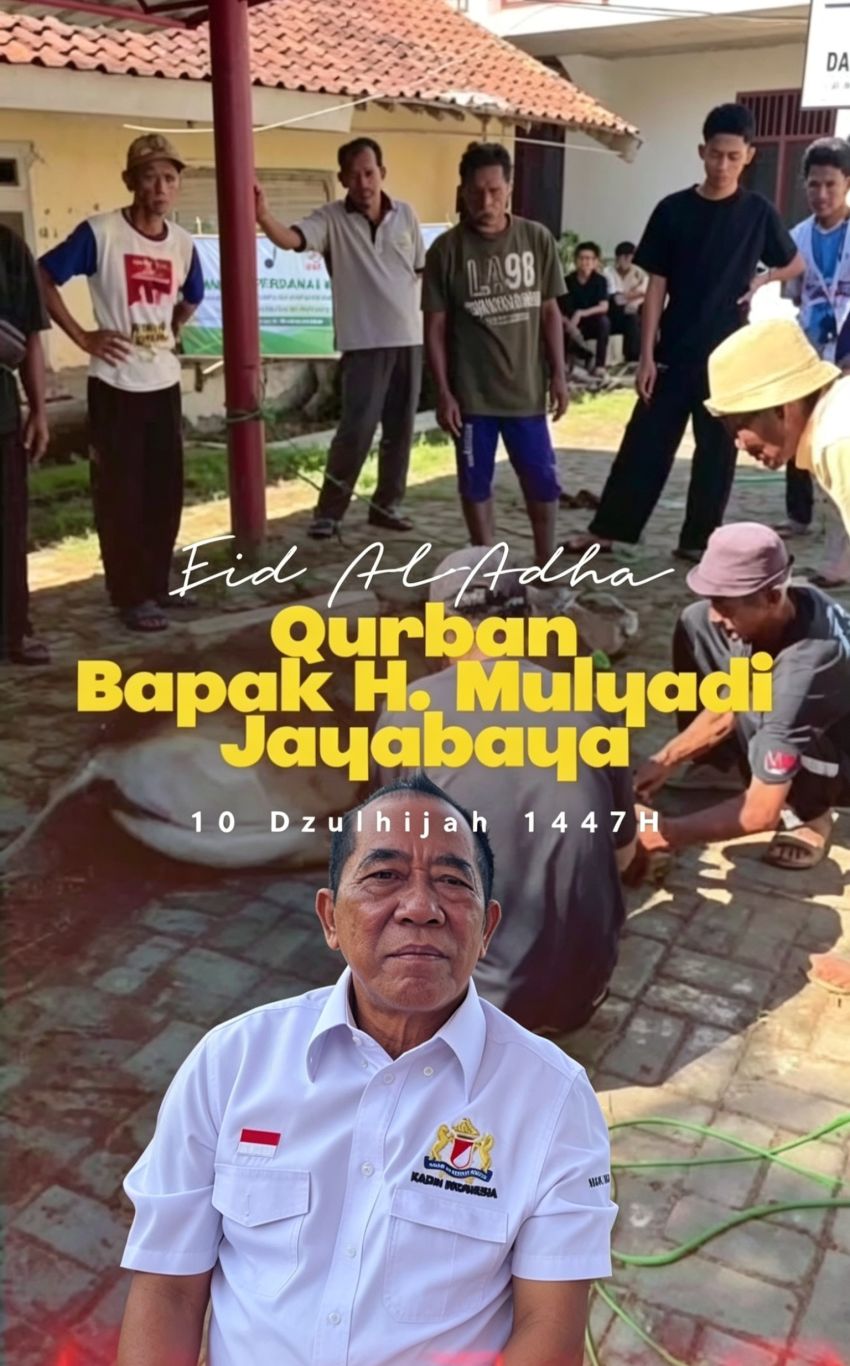 Idul Adha 1447 H, Mulyadi Jayabaya Salurkan 124 Hewan Kurban untuk Masyarakat Lebak