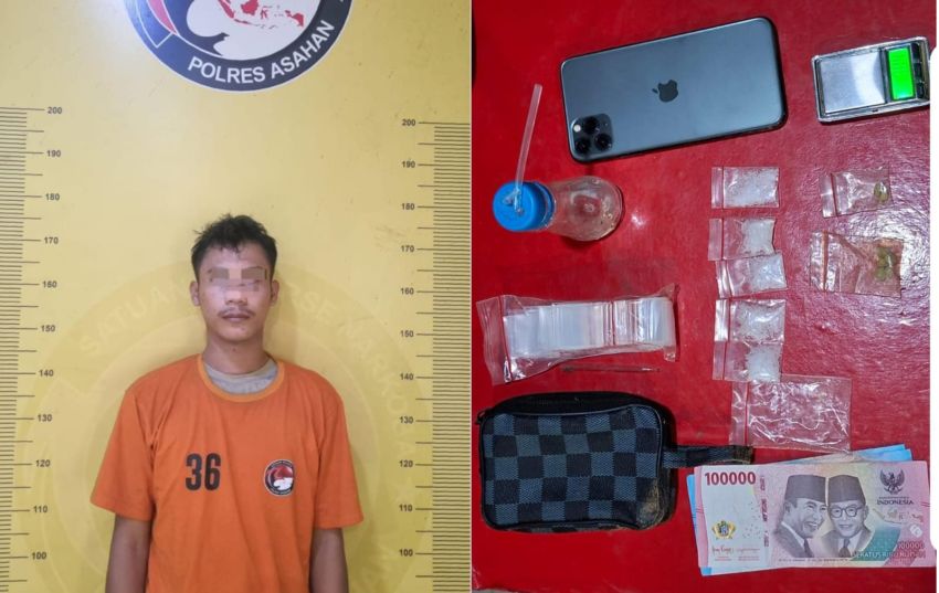 Berhasil Tundukkan Pengedar! Sat Narkoba Polres Asahan Sita Sabu dan Ekstasi di Air Batu