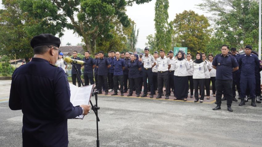 Lapas Pematang Siantar Gelar Ikrar Bersama - Target Lingkungan Aman dan Bebas dari Hal Larang