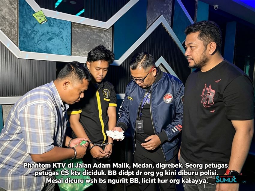 Gerebek Hiburan Malam,  Disikat Satres Narkoba Polrestabes Medan, Tangkap Manajemen  Terduga Jual Narkoba