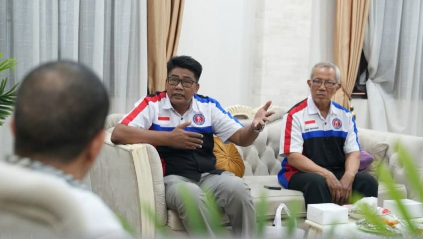 Mantan Atlet Voli Audiensi dengan Ketua DPRD Deli Serdang