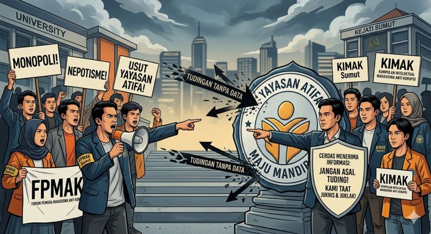 KIMAK Sumut Minta FPMAK Cerdas Menerima Informasi: Jangan Asal Tuding Yayasan Atifa Maju Mandiri Langgar Juknis dan Juklak!
