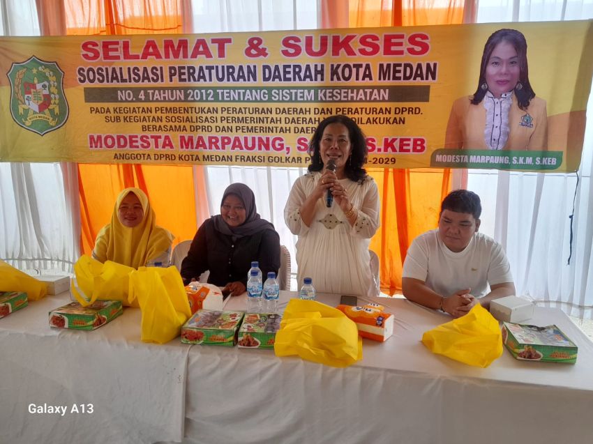 Tindakan Preventif, Modesta Marpang SKM Minta Maksimalkan Pelayanan Kesehatan di Posyandu