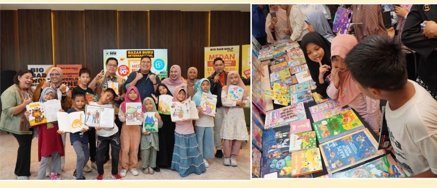 Merayakan 1 Dekade di Indonesia, Bazar Buku Internasional BBW Hadir di Delipark Mall Medan